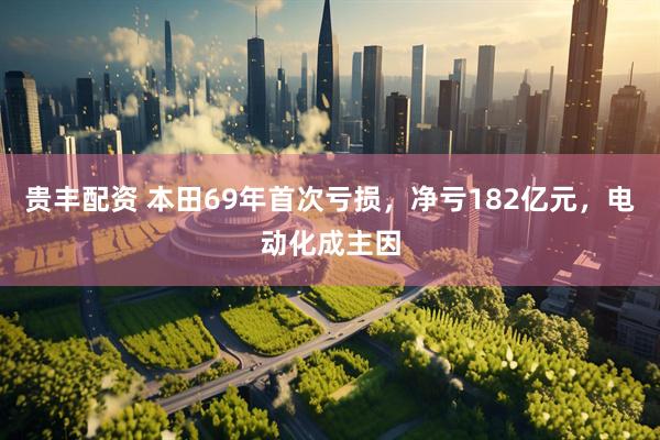 贵丰配资 本田69年首次亏损，净亏182亿元，电动化成主因