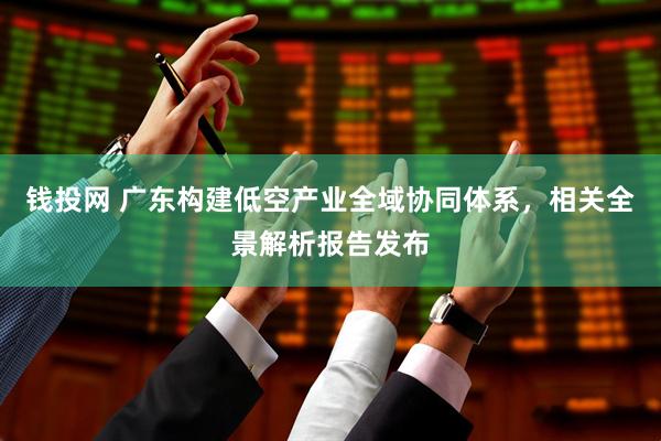 钱投网 广东构建低空产业全域协同体系，相关全景解析报告发布